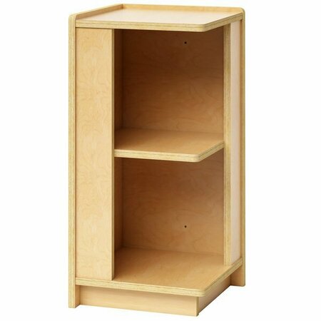 WHITNEY BROTHERS WB1792 Toddler-Height Storage Corner Cabinet - 11 11/16'' x 11 3/4'' x 24'' 9461792